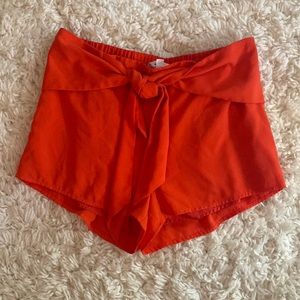 Orange shorts Medium